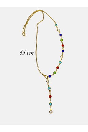 گردنبند استیل ( فولاد ) طلائی استیل (فولاد) Glowelier - کد 921217446