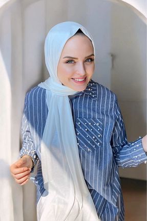 شال سفید زنانه پنبه ای BY SUPHAN FASHION - کد 921219916