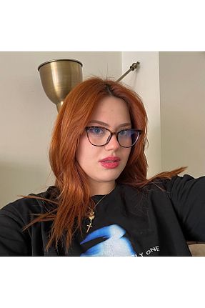 عینک محافظ نور آبی قهوه ای زنانه 51 NOYZZ - کد 921220616