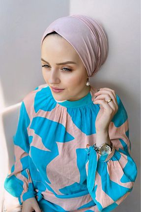 شال صورتی زنانه پنبه ای BY SUPHAN FASHION - کد 921219535