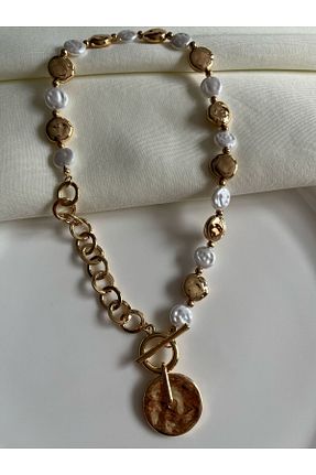 گردنبند جواهر متالیک زنانه Nilsu Jewellery Accessory - کد 921226740