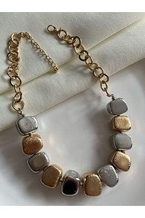 گردنبند جواهر متالیک زنانه Nilsu Jewellery Accessory - کد 921224938