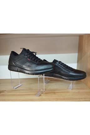 کفش کژوال مشکی مردانه چرم خالص Alex - کد 921226469