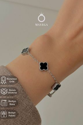 دستبند استیل (فولاد) زنانه استیل ضد زنگ MAVEGA - کد 885761155