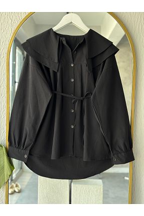 پیراهن مشکی زنانه رگولار Butik - کد 921245867