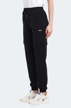 پائین تنه گرمکن اسپرت مشکی زنانه رگولار Slazenger - کد 921252204