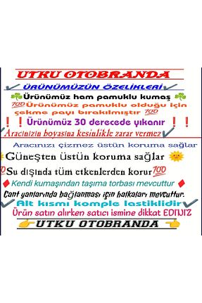 چادر خودرو Utku otobranda Ferhan gün - کد 900664599