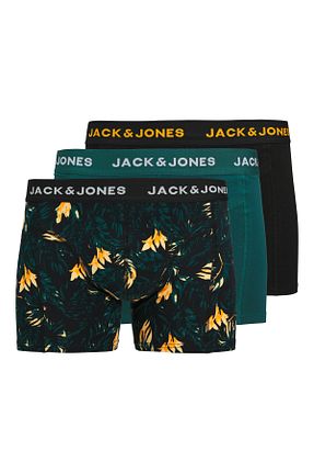 باکسر مشکی مردانه پنبه - الاستین Jack & Jones - کد 921255263