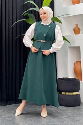 دامن حجاب فیروزه ای زنانه بافتنی Avakado - کد 921260423