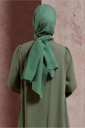 شال خاکی زنانه پلی استر Alvina - کد 820243690