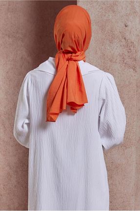 شال نارنجی زنانه پلی استر Alvina - کد 825429606