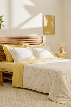 روتختی دونفره زرد پنبه ای Kaşmir Home - کد 921267295
