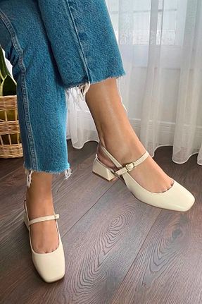 کفش کژوال بژ زنانه چرم لاکی ich1one - کد 903531840
