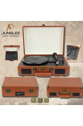پیکاپ و گرامافون قهوه ای JUNGLEE - کد 661654855