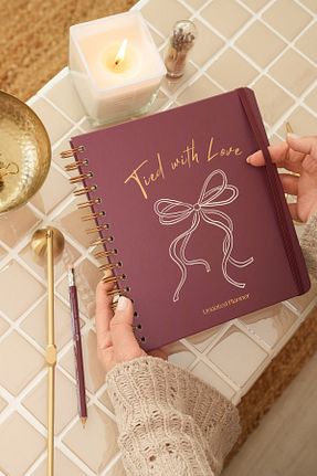 سر رسید زرشکی Spiralli Matt Notebook - کد 921291890