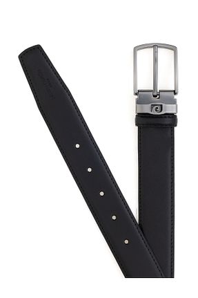 کمربند قهوه ای مردانه چرم خالص Pierre Cardin - کد 921286360