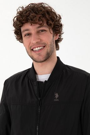 کاپشن مشکی مردانه پلی استر U.S. Polo Assn. - کد 922110585