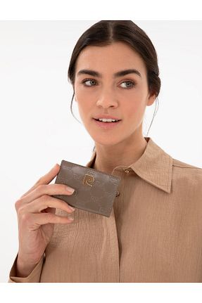 کیف پول قهوه ای زنانه Pierre Cardin - کد 921284604