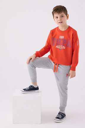 ست لباس راحتی صورتی بچه گانه ساده U.S. Polo Assn. - کد 922141037