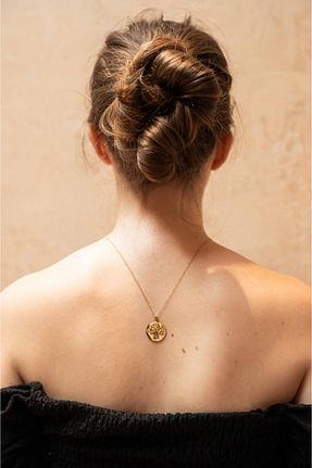 گردنبند استیل ( فولاد ) طلائی روکش طلا Meiloras - کد 921297122