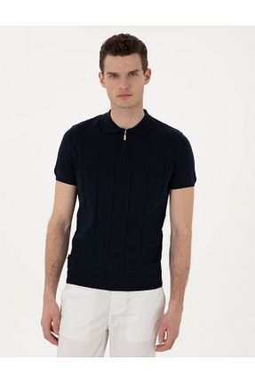 پولوشرت سرمه ای مردانه پنبه ای Pierre Cardin - کد 921292230
