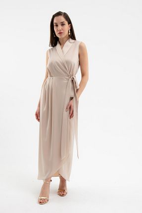 لباس بژ زنانه بافتنی Lafaba - کد 921292680
