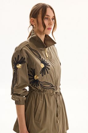 کت حجاب خاکی زنانه رگولار Missemramiss - کد 921296634