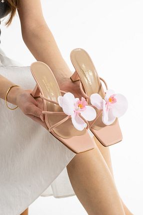 دمپائی صورتی زنانه پاشنه نازک MissPapatya - کد 921302744