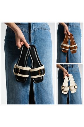 دمپائی خانگی رنگی زنانه پارچه ای Moda Devrin - کد 851641748