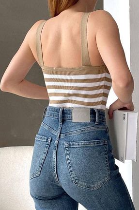 بلوز بژ زنانه رگولار bayansepeti - کد 921310992