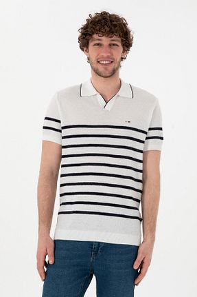 پلیور سفید مردانه ساده U.S. Polo Assn. - کد 921313285