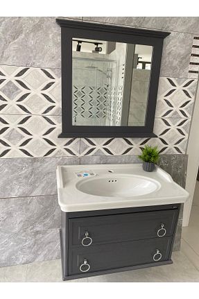 ست کمد حمام طوسی KALE - کد 922136568