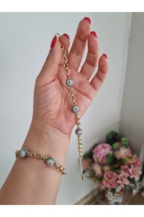 دستبند استیل (فولاد) طلائی زنانه استیل (فولاد) XUPING JEWELRY - کد 921301983