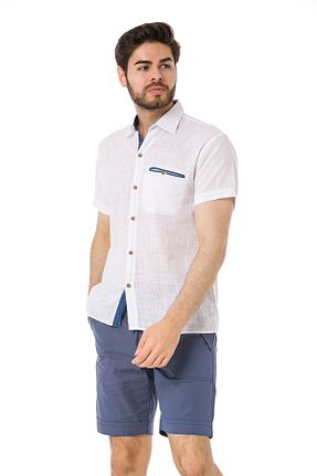 پیراهن سفید مردانه تنگ Heaven Ephesus - کد 921308585