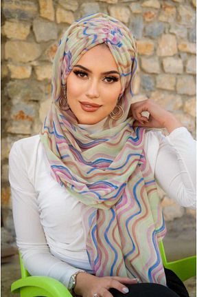 کلاه شنای حجاب رنگی زنانه Aişe Tesettür - کد 922120891