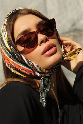 عینک آفتابی قهوه ای زنانه UV400 Modalucci - کد 210007098