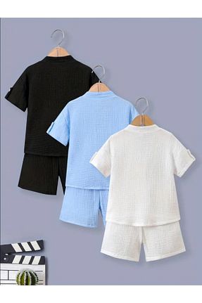 ست بالاتنه و پائین تنه رنگی بچه گانه بافت Afternoon Kids - کد 922148303