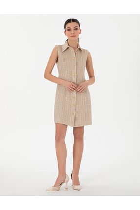 لباس بژ زنانه بافتنی Pierre Cardin - کد 921315659