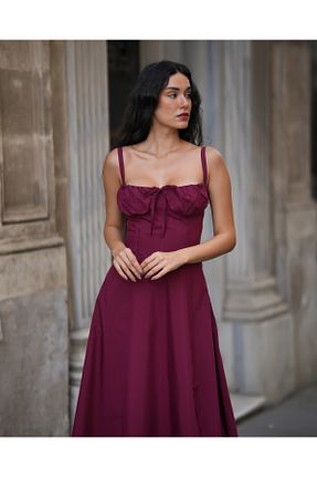 لباس زرشکی زنانه بافتنی LOISY - کد 921335725