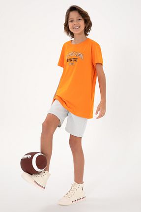 تیشرت نارنجی بچه گانه رگولار U.S. Polo Assn. - کد 855963575