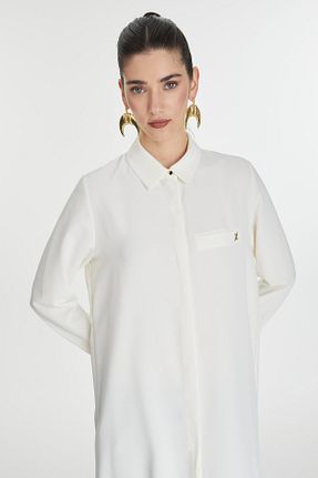 تونیک حجاب نباتی زنانه پلی استر Zühre - کد 80169395