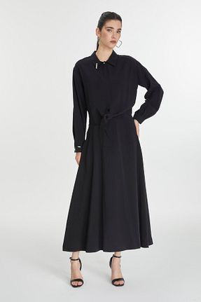 ست بالاتنه و پائین تنه مشکی زنانه بافتنی Zühre - کد 846713656