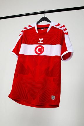 لباس فرم فوتبال قرمز زنانه hummel - کد 922154524