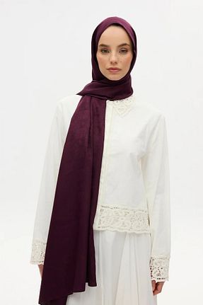 شال بنفش زنانه cs camellia scarf - کد 921333478