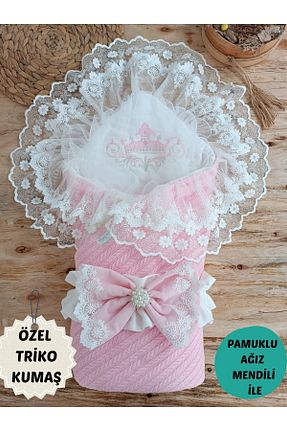 پتوی کودک و نوزاد صورتی پنبه ای Tomuycuk - کد 363758437