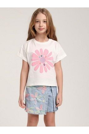 تیشرت سفید بچه گانه اورسایز Zekids - کد 922161117