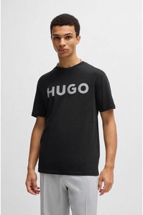 تیشرت مشکی مردانه رگولار HUGO - کد 895667612