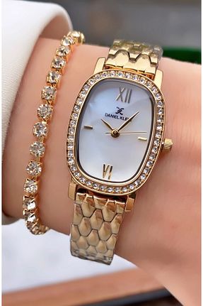ساعت مچی طلائی زنانه 20-25 میلی متر Daniel Klein - کد 861855983