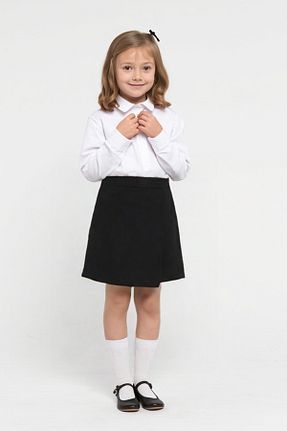 دامن مشکی بچه گانه کتان Trend Bebe Butik - کد 922159369