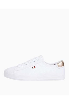کفش اسنیکر سفید زنانه کنواس Tommy Hilfiger - کد 901396122